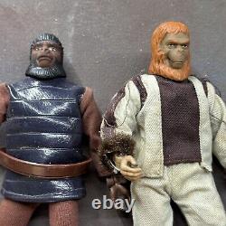1970's Vintage Planet Of The Apes Figures Lot Set Of Two