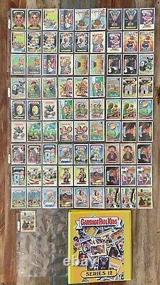 1988 Topps Garbage Pail Kids Os12 Original Series 12 Complete 82 Card Set Binder