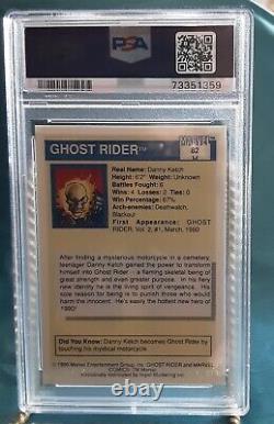 1990 Marvel Universe #82 Ghost Rider Rookie Card PSA 10