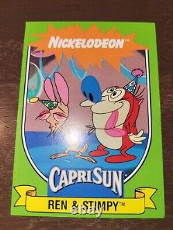 1991 CapriSun Nickelodeon Complete Set (22 Cards) RC Vintage MTV Rugrats Doug MP