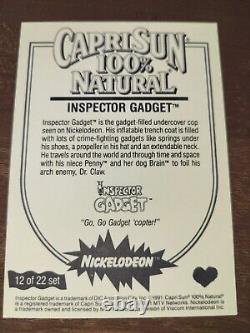 1991 CapriSun Nickelodeon Complete Set (22 Cards) RC Vintage MTV Rugrats Doug MP