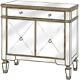 2 X Belfry Collection One Drawer Two Door Mirrored Cupboard (set Of 2)