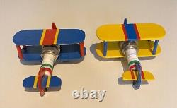 2020 B Plane (Recycle Handmade B Plane Coloured) Set of Two For Collection