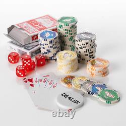 500 Poker Set 11.5G Poker Chips Las Vegas Foil High Values