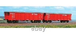 Acme 45068 Set Of Two Wagons Goods Type Tamns895 IN Roof Opening DB Ag