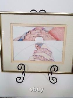 Amado M Pena (Native American) Framed Prints set of two