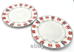 Andy Warhol Campbell Soup plates Vintage Collectible for display Set of two