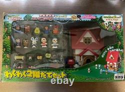 Animal Crossing WakuWaku Two Story House Set Figure TAKARA Make a Forest from JP