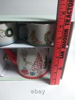 Anthropologie Susannah Garrod'Tis The Season Tea For Two Set NEW