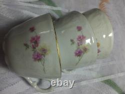 Antique set 56 pieces Two Leaf Clovers mark dinnerware dinner china collectible
