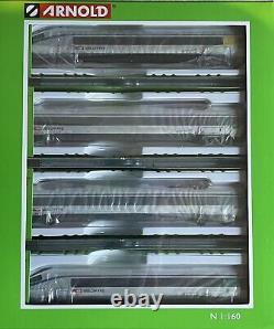 Arnold ETR610 SBB-CFF complete 7-car set ex-Cisalpino Livery, HN2470 & HN3503