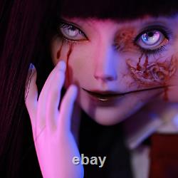 BJD Doll Two Face Mio Full Set Double Emotion Conjoined Horror Anime Doll