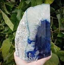 Blue Agate Crystal Bookends (Set Of Two) 5.73kg