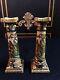 Brautiful Set Of Two Satsuma Candlestick Holder