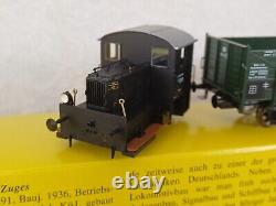 Brawa HO 0493 Diesel Shunter 0-4-0 DR Class KO1 With Two Freight Wagons Set