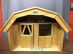 Breyer Deluxe Two Stable Wooden Loft Barn Large Wood Display Set