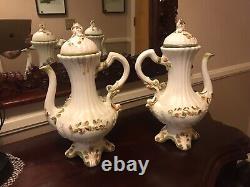 Capodimonte Coffee & Tea set 19 tall 9 1/2 wide $150. For A Set Of Two