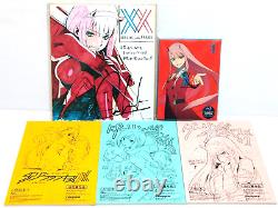 Darling in the Franxx Zero Two Shikishi Blu-ray Disc scenario Set of 5 Rare