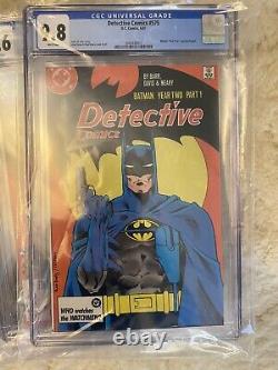 Detective 575, 576, 577, 578 Cgc Lot. Batman Year Two 1-4 Complete 9.8 9.6 9.4