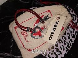 Diesel Heart Bracelet Rare Valentines Gift Set Of Two