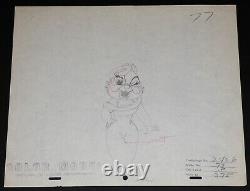 Disney Chip N Dale Clarice Two Chips And A Miss 1952 Production Drawing Set Of 2