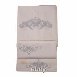 Double Linen Set with Two Pillowcases 20th Century Italy