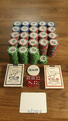 Dunes Casino China Clay Replica Numbered Cash Game 465 Poker Chip Set