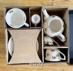 EMMA BRIDGEWATER BUMBLEBEE TEA SET FOR TWO. NEW & BOXED. 1st Quality