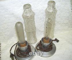 Filament Tube Bulbs Set of Two Piano Lamps