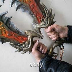 God of War Blades of Chaos Level 5 Sword Swords Prop Cosplay Replica Fan Art