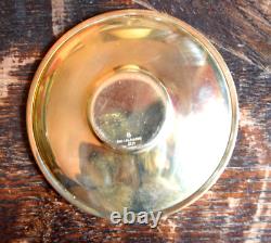 Greek Jewelry Ilias Lalaounis Set Of Two Small Nut Tray Plates Silver & Bronze