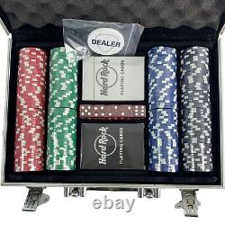 Hard Rock Cafe Poker Set Rare Collectable New Carry Case Authentic