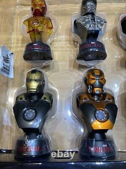 Hot toys Iron Man 3 16 scale collectible busts series two deluxe set of eight