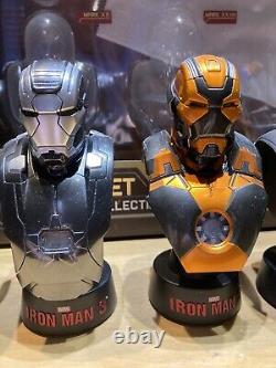 Hot toys Iron Man 3 16 scale collectible busts series two deluxe set of eight