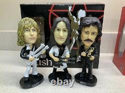 Iconic Rock Band Rush Collectible Rock N Roll Bobbleheads! Two Separate Sets