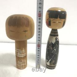 Kokeshi Doll Two Body Set 22cm
