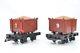 Lgb G Gauge 42170 Field Railway Dump Cars Set Of Two