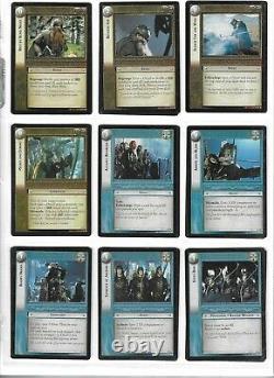 LORD OF THE RINGS LoTR THE TWO TOWERS COMPLETE SET OF 365 CARDS PLUS MORE