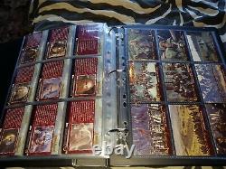LOTR two towers + update Card Binder 1-162 10 foil + c1-20, 1-99 chrome set