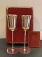 Les Must De Cartier Trinity Sterling Silver Wedding Toasting Flutes Set Of Two