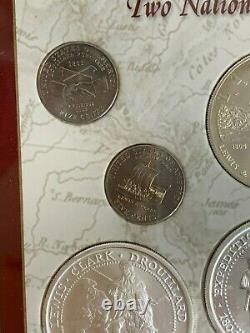Lewis and Clark Two Nations Silver Collection Set