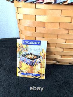 Longaberger 1998 RARE Retired Grandma Bonnie's Two Pie Basket Set. Great Picnic