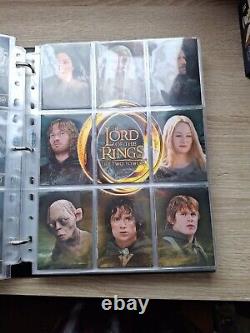 Lord Of The Rings The Two Towers Trading Card Binder + Various Base & Chase Sets