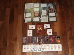 Lord of The Rings The Two Towers Empty Merlin album & Complete Loose Sticker Set