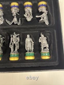 Lord of the Rings The Two Towers Chess Set 12 Pewter Pieces Extension Set Rare