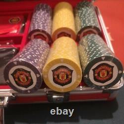 Manchester United poker set 300pc very rare