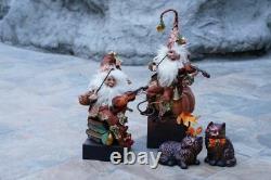 Mark Roberts Violinist Fall Elf Set of Two, Limited Edition