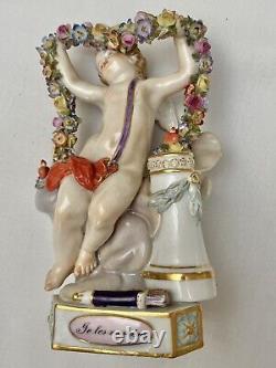 Meissen Cupid figurines. Set Of Two. Mint No Flaws