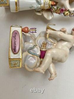 Meissen Cupid figurines. Set Of Two. Mint No Flaws