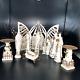 Nativity Set 10 Piece Including Two Candle Holders
